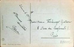 Kartpostal - THUN UND DIE ALPEN (1917)