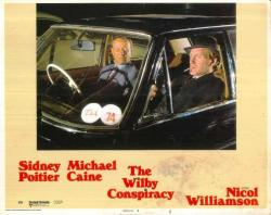 THE WILBY CONSPIRACY - WILBY SUİKASTI  FİLMİNİN ORJİNAL LOBİ KARTI - SIDNEY POITIER, MICHAEL CAINE, NICOL WILLIAMSON - USA DÖNEM BASKISIDIR - NO: 6
