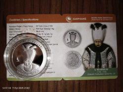 Padişahlar no 24 1. Mahmut Darphane Sertifikalı Gümüş Hatıra Para