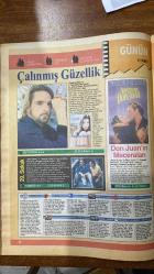 HÜRRİYET TV SİNEVİZYON DERGİSİ - BROOKE SHIELDS – LILA GARRETT – SHELLEY HACK – SELA WARD – STEPHANIE FARACY – CAROL REED – BURT LANCASTER – TONY CURTIS – GINA LOLLOBRIGIDA – JEFFREY BROW – LOU GOSSET JR – RICHARD KARN – LLOYD BOCHNER – HENRY HATHAWAY – MARILYN MONROE – JOSEPH COTTEN – JEAN PETERS – HALİT REFİĞ – KADİR İNANIR – HÜLYA AVŞAR – TANJU GÜRSU – RICHARD DONNER – MEL GIBSON – DANNY GLOVER – JOE PESCI – RENE RUSSO – PAUL MAZURSKY – ANJELICA HUSTON – RON SILVER – LENA OLIN – GEORGE GALLO – DANNY AIELLO – ANTHONY LAPAGLIA – LAINIE KAZAN – BERNARDO BERTOLUCCI – JEREMY IRONS – SINEAD CUSACK – CARLO CECCHI – ERROL FLYNN – VIVECA LINDFORS – VINCENT SHERMAN – ROBERT DOUGLAS  ARKADAŞIM GORİL – GÜVERCİNİN KANATLARI – KAYBETME ZAMANI – GELİNİN NEDİMELERİ – TRAPEZ – MUMYA – BRAM STOKER’S LEGEND OF THE MUMMY – NIAGARA – ÖLÜM YOLU – CEHENNEM SİLAHI 4 – AŞK VURGUNU – 29. SOKAK – ÇALINMIŞ GÜZELLİK – DON JUAN’IN MACERALARI – KEN KWAIPS – JASSON ALEXANDER – FAYE DUNAWAY – TAKESHI KIT - 30 SAYFA