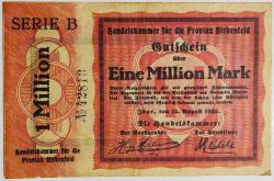 Almanya Asırlık Banknot 1 Milyon Mark.. ((1923))