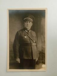 İstiklal Madalyalı Türk subay fotoğrafı