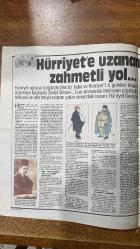 HÜRRİYET PAZAR  DERGİSİ - SAYI : 120 - 1 MAYIS 1988 - SEDAT SİMAVİ - HALİL HAMDİ BEY - TURGUT ATAKOL - EROL SİMAVİ - REFİK HALİT KARAY - ERCÜMENT EKREM TALU - TAHSİN ÖZTİN  7 ANA İLKEMİZ - GÜLERYÜZ’ÜN CESUR MANŞETİ - RESİMLİ GAZETE - HARF DEVRİMİ - İFLAS BAYRAĞI - 7 GÜN - HÜRRİYET’İN SEYİR DEFTERİ - HÜRRİYET’E UZANAN ZAHMETLİ YOL - TAHSİN ÖZTİN – NADİR NADİ – İLHAMİ ÖRNEKAL – HİKMET BAYUR – YENER SÜSOY – MEHMET YAŞİN – ŞİNASİ GÜMÜŞEL – LEYLA İSMİER – METE TÜRKBEN – REMZİ ALİŞAN – RECEP (HAMAL)  NEDEN BİR GAZETE – SEYİR DEFTERİ – İLK AKSİLİK – GÜNLÜK MÜSTAKİL SİYASİ GAZETE – GOSS MATBAA MAKİNESİ – DEVALÜASYON RÜZGÂRI – HÜRRİYET’İ KUWVETEN FİİLE ÇIKARMAK – 1948’DE BASIN ORTAMI – HÂLÂ 1948’LERDE MİYİZ – OBJEKTİF HABER GAZETESİ - TAHSİN ÖZTİN - DENİZ SOM - SEDAT SİMAVİ - EROL SİMAVİ - ÖZCAN ERTUNA - ÇETİN EMEÇ - SEÇKİN TÜRESAY - FATİH EDİBOĞLU - KRAL FAYSAL - GENERAL ABDÜLKERİM KASIM - FARAH DİBA - PRENS CHARLES - LEYDİ DİANA  HÜRRİYET BİR AİLEDİR - HÜRRİYET’İN DOĞUŞU - 18 SAYFA
