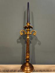 LOT.18 » Osmanlı Süleymaniye Bronz Şamdan