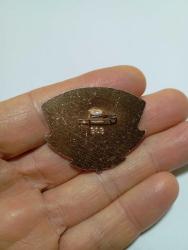 Rus mineli demiryolu temalı yaka rozeti