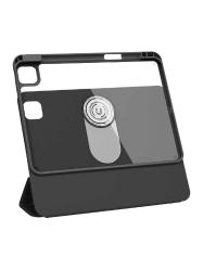 WİWU - APPLE - iPAD PRO - 13 İNÇ - M4 - M5 - 360° DÖNEBİLEN STANDLI MAGNETİK KORUYUCU TABLET KILIFI - SİYAH