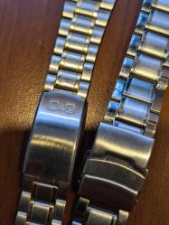 5 adet sıfır saat kordonu çelik