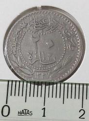 1327-3 REŞAT 20 PARA 2ÇÇ1CC1 NADİRDİR