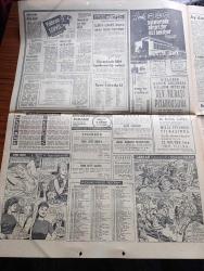 Hürriyet Gazetesi - Turkish Newspaper - 25 Aralık 1968 - Ay'ın yörüngesinden ilk mesaj başardık başardık - Ay'ın tarihine adlarını yazan 3 astronot Frank Borman James Lovell ve William Anders fotoğraf - her şey çok net görünüyor diyen astronotlar Ay'ı anlattı fotoğraf - Apollo 8 bu sabah Ay'ın yörüngesinden çıkacak - ay yolculuğunun merak edilen tarafları nasıl ve neler yiyorlar - Amerika'nın 1926'da attığı İlk roket ancak 61 metreye yükselmişti - Yaşar Kemal 21 dünya diline çevrilen ve ödül kazanan  İnce Memed'in devamını hürriyet için yazdı - Gönül Avcısı yazan ve çizen Faruk Geç - Tarkan Honoriva'nın yüzüğü yazan ve çizen Sezgin Burak - İstanbul Ankara İzmir Radyosu Programı - Nuri Sesigüzel iftiharla sunar fotoğraf - Türkiye İşçi Partisindeki büyük kavga - İstanbul TİP ilçe başkanları Mehmet Ali Aybar'ın karşısında oldukları açıkladı - Bayramı Uludağ'da geçiren ünlü kişiler masaların üzerinde yattı fotoğraf -- Nilüfer Ayda Yılmaz Duru'yu davalı Halit Refiği tanık sandalyesinde foto