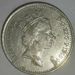 İNGİLTERE  1992  10  PENCE