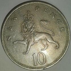 İNGİLTERE  1970   10  PENCE