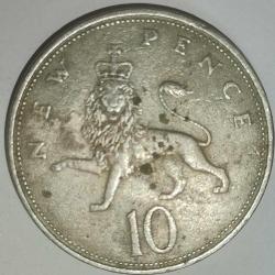İNGİLTERE  1968   10  PENCE