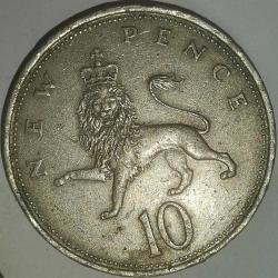 İNGİLTERE  1969   10  PENCE