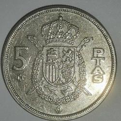İSPANYA  1975 - 78      5 PESETA