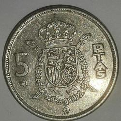 İSPANYA  1975 - 78      5 PESETA