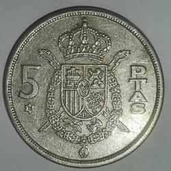 İSPANYA  1975 - 78      5 PESETA