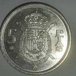 İSPANYA  1975 - 78      5 PESETA
