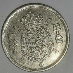 İSPANYA  1975 - 78      5 PESETA