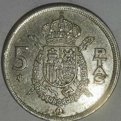 İSPANYA  1975 - 79     5 PESETA