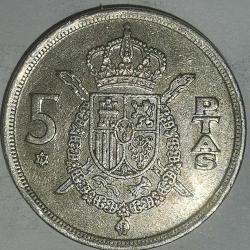 İSPANYA  1975 - 79     5 PESETA