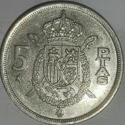 İSPANYA  1975 - 79     5 PESETA