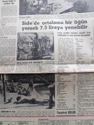 Hürriyet Gazetesi - Turkish Newspaper - 19 Haziran 1964 - Cemal Gürsel'in mektubu - Cemal Gürsel partileri yine ikaz etti - İsmet İnönü senato'da da Kıbrıs işini anlattı - güvenoyu için adalet partisinde karar değişikliği muhtemel - Sadettin Bilgiç kongre'ye kadar Adalet Partisi Genel Başkanı Fotoğrafı - milletvekilleri güvenoyu toto oynadılar - Cumhuriyetçi Köylü Millet Partisi sıkıyönetimin uzatılmasının aleyhinde oy kullanacak - Birleşik Arap Cumhuriyeti başkanı ağır siklet boks şampiyonu Muhammed Ali Clay'i kabul etti - Adana'da dansözler daha az soyunacak - Çarşıkapıdaki yeraltı geçidi tamamlanmadan açıldı ve ilgi gördü fotoğraf - Rumlar el bombası kullanıyor - Sinemalı tren fotoğraf - Bir hayal uğruna çizen Faruk Geç - bizimkiler yazan Kemal Bisalman çizen Sezgin Burak - İstanbul Ankara Radyosu Programı - kesenize göre yaz tatili Side - Manavgat şelalesi fotoğraf - Side'de ortalama bir öğün yemek 7,5  liraya yenilebilir - Side'yi süsleyen tarihi eserlerden biri fotoğraf