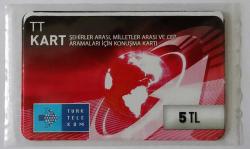 Türk Telekom TT KART Konuşma Kartı 5TL ( AMBALAJINDA)