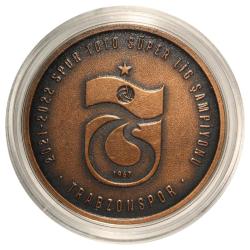 2022 YILI  2021-2022 SEZONU SÜPER LİG ŞAMPİYONU TRABZONSPOR HATIRA PARASI    (  SERTİFİKALI  )