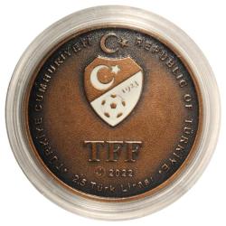 2022 YILI  2021-2022 SEZONU SÜPER LİG ŞAMPİYONU TRABZONSPOR HATIRA PARASI    (  SERTİFİKALI  )