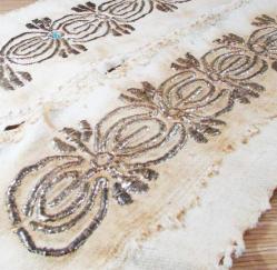 AnTiKa TeL KıRMa Ve GıLBıDaN İŞLEMELİ PANOLUK 2 PARÇA....