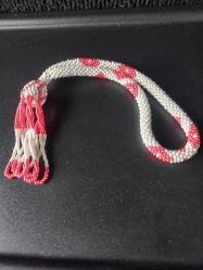 Sallama   Kırmızı Beyaz boncuk cezaevi işi