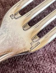 KUTUSUNDA CHRISTOFLE GÜMÜŞ KAPLAMA YEMEK KAŞIĞI VE ÇATALI