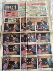 TERCÜMAN GAZETESİ İNCİ İLAVESİ DOĞUM GÜNÜ HEDİYESİ (Türkish Newspaper) - 1 NİSAN 1984 - 6 SAYFADIR -Nuri Akınsoy-Leman Cidamlı-Defne Yalnız-Beşir Aksoy-Metin Serezli-Beklan Algan-Mehmet Akan-Ahmet Mekin-Sevim Emre-Bülent Polat-Pearl S. Buck-Mahmut Yesari-Aydan Şener-Bahar Öztan-Şafak-Suat Gökçen-Vecdi Tolgay-İbrahim Çallı  inci-Sanat Dünyamıza Açılan 3 Altın Kapı-Altın Makas-Altın Tığ-İlk 3-Nuri ile Nuriye-İşte Armağanlarınız-3 Altın Yarışma-Defile 84-Altın Tığ Örgü Yarışması-İki Aşk Arasında-Gözyaşı Çiçekleri-Mini Test-Yaşlılık Günlerinizi Düşünün-Anne Adayları İçki İçmeyin-Şifa Bahçesi-360 Bin Bitki Şifa Dağıtmak İçin Bilim Adamlarını Bekliyor-Kadın ve Ev-İş İçin Başvurduğunuzda Uyacağını Kural-Kusursuz Usta İşi Dört Dörtlük Bir Makyaj-Sağlığımız ve Biz-Aksamdan Kalmalık-İçimizdeki Şiirler-Bir Hikâye Bir Demet Menekşe-Parmak Tedavisi-101 Yazar Roman-Tipi Dindi-Melodili Havadesler Yeni Bir Müzik Türü-Hakkımızı Saman Gibi Yediler-Her Telden-Çocuk Bahçesi-Bir Masalımız Var-Paspas-Pasakl