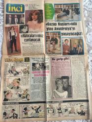 TERCÜMAN GAZETESİ İNCİ İLAVESİ DOĞUM GÜNÜ HEDİYESİ (Türkish Newspaper) - 2 NİSAN 1984 - 4 SAYFADIR -Tekin Akmansoy-Leman Cidamlı-Kadir Şengül-Gülsel Başar-Neşe Erbek-Halit Cebeci-Hüseyin Cahit Yalçın-Sami Celal-Şadan MARTI-Bernan Şimşek-Sevim Özen-Münir Özkul-Renat Fosforoğlu-Sabahattin Işık-Orhan Gencebay-Metin Yalazan-Pearl S. Buck-Nevil Babılas-Jonathan Swift-Kamuran Akkor-Ertan Anapa-Dario Morena-Deniz-Methap-Richard Chamberlain-John Travolta-Olivia Newton  inci-Çeyiz sandıkları açıldı-Güzellik sohbeti-Artık mürekkep yalamışa rastlanmıyor-Ateş Arabaları-Orhan Gencebay’lı bir film Kahır-İki Aşk Arasında-101 Yazar Roman-Güliver’in Seyahatleri-Kalbinizi yormayınız-Üç Soru Üç Cevap-Fatoş’la Başbaşa-İçimizdeki Şiirler-Hâtıralarımız canlanacak-Gazap Kuşları’nda yine Avustralya’yı yaşayacağız-Seksen Günde Devrialem-Bir Garip Çift-Pasaklıgiller-Bay Ortadirek