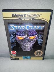 Pc oyun Starcraft + expansion set brood war Star Craft. Orijinal, Kitapçıklı, 2 disk. Diskler 10 üzerinden 9.8 çok iyi durumda koleksiyonluk