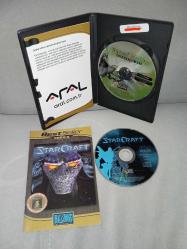 Pc oyun Starcraft + expansion set brood war Star Craft. Orijinal, Kitapçıklı, 2 disk. Diskler 10 üzerinden 9.8 çok iyi durumda koleksiyonluk