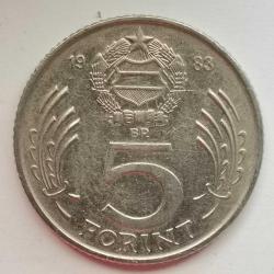 MACARİSTAN  1983   5  FORINT