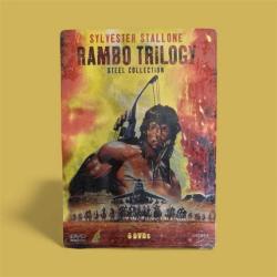 Rambo Trilogy  Limited Özel Baskı Steelbook DVD 3 Film 6 Disk (Filmler Türkçe Altyazılı)