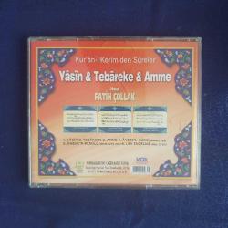 Yasin, Tebareke, Amme (Kur'an-ı Kerim'den Sureler) - Fatih Çollak - VCD