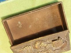 Mücevher Kutusu,  Para Kutusu,  Uzak Doğu Ejderha ve Leylek Motifli, Koleksiyonluk Bakalit Kutu 15 x 9 x 5 cm.