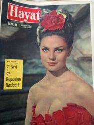HAYAT - 13 AĞUSTOS 1964 - SAYI: 34 - KAPAK: NORMA FOSTER