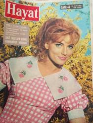 HAYAT Dergisi 25 EKİM 1962 SAYI:44 KAPAK:ANNE SMYRNER