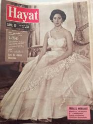 Hayat Dergisi 18 Mart 1960 Sayı : 12 - Kapak : Prenses Margaret