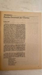 YEDİ İKLİM, SANAT, KÜLTÜR, EDEBİYAT DERGİSİ - MART 1993 SAYI: 36 CİLT: 4  M. ORHAN OKAY - SEYFETTİN ÜNLÜ - YÜKSEL PEKER - HASAN AYCIN - ALİ GÖÇER - ADEM TURAN - ALİ GÜNVAR - GİYASETTİN EKİCİ - TAMER SAKA - MUHSİN MACİT - ALİ UYSAL - AHMET İŞLER - ALİ HAYDAR HAKSAL - KEMALETTİN ÇALIK - AHMET SARI - AHMET SEVGİ - KAZIM HACIMEYLİÇ - MUSTAFA S. KAÇALİN - HEINRICH BÖLL - RICHARD H. STODDARD - AHMET NEDİM - HAYDAR KAZGAN - BEKİR KARLIGA - BAYRAM BİLGE TOKER - HASAN KOLCU - ADNAN AKGÜN - FAHRİ ATIF T. - SADIK BATTAL  OSMANLI TOPLUMUNDA GEDİKLER - BİR YILIN ARDINDAN - POETİKA ÖNCESİNDE ŞİİR ÜZERİNE - BİR ÇİZGİ - KENDİMİZİN ŞARKISI - BİR NEFESLİK KOŞU - RUHSAR - SEN GÖZLERİ OYULMUŞ ŞARKI - YORGUN BİR ÖLÜM - GAZEL - O ŞEHRİN KİTÂBESİ - GEÇEN GÜNLERİM - AKVARYUMDAKİ KADIN - AZRA, SEN, BEN VE RÜYALAR - NEDİM’İN NEVŞEHİR TARİHLERİ - CELİ-SÜLUS HATT - MASALDA FARKLI YORUMLAR - RAMAZÂNNAMELER - ŞİİRİN RASYONELLİĞİ - İSFAHAN SOKAKLARINDA AYRILDIK - GEDİK KAVRAMI VE GEDİKL- TAM TAKIM EKSİKSİZ 112 SAYFA