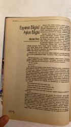 YEDİ İKLİM, SANAT, KÜLTÜR, EDEBİYAT DERGİSİ - EYLÜL 1994 SAYI: 54 CİLT: 7  OSMAN BAYRAKTAR - ALİ HAYDAR HAKSAL - ŞABAN SAĞLIK - DURAN BOZ - MELİK BÜLBÜL - HASAN AYCIN - ALİ GÜNVAR - HASAN SELAMİ BİNAY - NİHAT HAYRİ AZAMAT - FARUK UYSAL - SUAVİ KEMAL YAZGIÇ - KENAN ÇAĞAN - HÜSEYİN ALACATLI - AHMET İŞLER - AHMET SARI - SELVİGÜL KANDOĞMUŞ - KÂNİ ÇINAR - ERSİN GÜRDOĞAN - MİHRİBAN ERSÖZ - SÜREYYA BEYZADEOĞLU - BABEK OSMANOĞLU - SELAHATTİN TOZLU - ABDULLAH İBN AL-MU’TAZ - ERDOĞAN ERBAY - A. NEZİH GALİTEKİN - AL MAHMUD - RECEP USLU - ERDAL KILIÇ - İBRAHİM USUL - CEVAT İZGİ - EMİRA MORİNA  BÜYÜK YÖNELİŞ-II - RASİM ÖZDENÖREN’İN “HIŞIRTİ” HİKAYESİ - EŞYANIN BİLGİSİ / AŞKIN BİLGİSİ - CAHİT ZARİFOĞLU’NU ANLAMAK ÜZERİNE - DİL VE KÜLTÜR - BİR ÇİZGİ - SİS ŞARKISI - HAMZA BÂLÎ - YORGUNLUK DEFTERİNDEN - HARİTA - SİM - ÇIDAM - SANA - GÖK AKVARYUM VE BALIK - ÜMRAN - GÜNLER AKARKEN - ŞİİR MECLİSLERİ-II - KOLLARIMI KANATAN SEVDALARDAN SONRA - YAZMAK VE YAŞAMAK ÜZERİNE - NİZÂMÎ’- TAM TAKIM EKSİKSİZ 80 SAYFA
