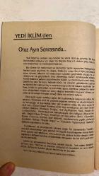 YEDİ İKLİM, SANAT, KÜLTÜR, EDEBİYAT DERGİSİ - EYLÜL 1994 SAYI: 54 CİLT: 7  OSMAN BAYRAKTAR - ALİ HAYDAR HAKSAL - ŞABAN SAĞLIK - DURAN BOZ - MELİK BÜLBÜL - HASAN AYCIN - ALİ GÜNVAR - HASAN SELAMİ BİNAY - NİHAT HAYRİ AZAMAT - FARUK UYSAL - SUAVİ KEMAL YAZGIÇ - KENAN ÇAĞAN - HÜSEYİN ALACATLI - AHMET İŞLER - AHMET SARI - SELVİGÜL KANDOĞMUŞ - KÂNİ ÇINAR - ERSİN GÜRDOĞAN - MİHRİBAN ERSÖZ - SÜREYYA BEYZADEOĞLU - BABEK OSMANOĞLU - SELAHATTİN TOZLU - ABDULLAH İBN AL-MU’TAZ - ERDOĞAN ERBAY - A. NEZİH GALİTEKİN - AL MAHMUD - RECEP USLU - ERDAL KILIÇ - İBRAHİM USUL - CEVAT İZGİ - EMİRA MORİNA  BÜYÜK YÖNELİŞ-II - RASİM ÖZDENÖREN’İN “HIŞIRTİ” HİKAYESİ - EŞYANIN BİLGİSİ / AŞKIN BİLGİSİ - CAHİT ZARİFOĞLU’NU ANLAMAK ÜZERİNE - DİL VE KÜLTÜR - BİR ÇİZGİ - SİS ŞARKISI - HAMZA BÂLÎ - YORGUNLUK DEFTERİNDEN - HARİTA - SİM - ÇIDAM - SANA - GÖK AKVARYUM VE BALIK - ÜMRAN - GÜNLER AKARKEN - ŞİİR MECLİSLERİ-II - KOLLARIMI KANATAN SEVDALARDAN SONRA - YAZMAK VE YAŞAMAK ÜZERİNE - NİZÂMÎ’- TAM TAKIM EKSİKSİZ 80 SAYFA