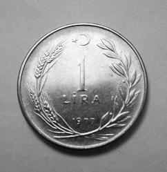500// 1 Lira (1977) çil