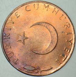 TÜRKİYE CUMHURİYETİ 5 KURUŞ 1974 ÇİL.