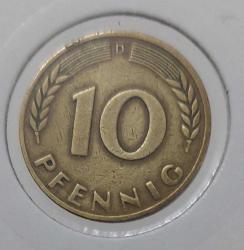 1949 ALMANYA 10 PFENNIG MADENİ PARASI 10EE1A NADİRDİR