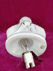 VINTAGE MADONNA ALTIN YALDIZ EL İŞİ DEKORLU PORSELEN BİSKÜVİ BİBLO